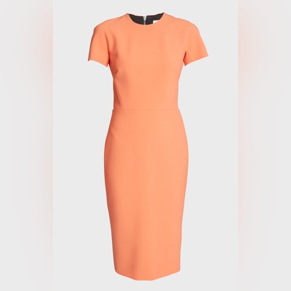 Victoria Beckham Crepe Sheath Dress- Sz 6 - Picture 7 of 12
